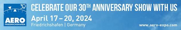 AERO Friedrichshafen vom 17. April bis 20. April 2024